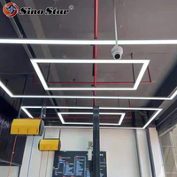 Produk Perawatan Mobil ST2058 340W Lebar 20mm Lampu LED Stasiun Cuci Mobil Digunakan untuk Bengkel Mobil 4S dan Bengkel Perbaikan Penutup PC