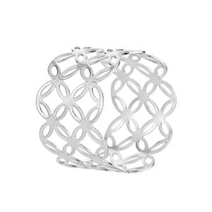 Hy sang trọng kim loại khăn ăn chủ Vòng lá hình thời trang Bảng trang trí cho khách sạn đám cưới hoặc bên bán buôn thả - Product Image 6