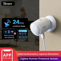 Sonoff SNZB-06P24 Sense Guard Capteur de présence humaine Zigbee pour usage intérieur, radar à ondes millimétriques 24 GHz avec contrôle via application via Matter pour la maison