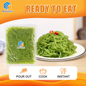 Zero Calorie a basso contenuto calorico cibo vegano Halal Konjac spinaci Spaghetti istantanea Shirataki tagliatelle alla rinfusa - Product Image 5