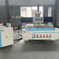 Machine de gravure sur bois CNC 3 axes à grande échelle ANBEN, commande PLC, moteur de broche 9KW, pompe - Décoration de portes professionnelle