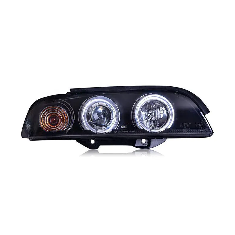 Plug And Play Led Angel Eye Koplamp Koplamp Assemblage Voor Bmw 5 Series E39 1995-2003 Hid Xenon Koplamp