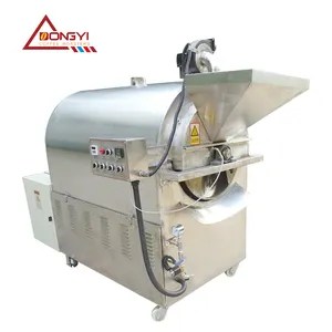 30 kg/saat elektrikli nohut hindistan cevizi fıstık kuruyemiş kavurma makinesi ticari gaz fındık kavurma ekipmanları kahve kavurma