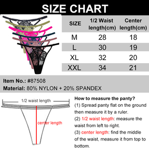 Damenunterwäsche im Neuen Stil, Sexy Tanga mit Niedriger Taille und Spitze, Durchsichtiger G-String, Sexy Transparenter Damen-G-String - Product Image 2