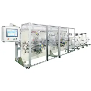 Machine automatique de masque facial jetable KN95 à grande vitesse