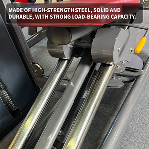 Máquina de gimnasio de alta calidad con certificación CE para sentadillas/prensa de piernas sentado, equipo de fitness y fuerza con inclinación de 45 grados - Product Image 4