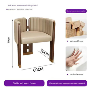 Modern Minimalist Steel Frame Upholstered <b>Dining</b> <b>Chair</b> with Microfiber Fabric for Home and Restaurant Use - Product Image 5