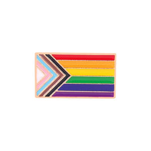 Homosexuell Stolz Verbündeter Abzeichen Regenbogen Sie sind sicher mit mir Emaille Pin - Product Image 3