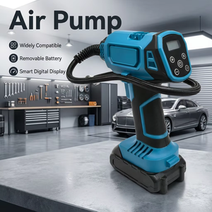 Compresseur d'air électrique portable sans fil pour gonflage d'urgence des pneus de moto, de vélo, des ballons et des jouets gonflables - Product Image 4