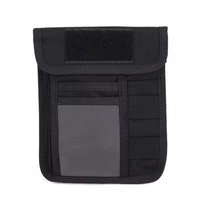 Sac de poitrine tactique imperméable avec porte-cartes RFID, pochette Molle, porte-documents et passeport avec cordon pour la chasse en extérieur