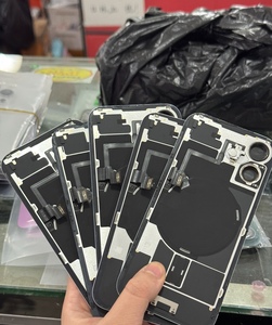 Coque arrière avec lampe de poche Flex et chargement sans fil et objectif de caméra pour iPhone 14/15/16plus Pro PM remplacement - Product Image 4