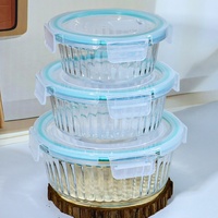 Ensemble de bols alimentaires portables pour l'école de haute qualité, emballés EPR, France, Allemagne, boîte à lunch en verre pour étudiants