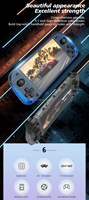 Console de jeu portable rétro R50S, double joystick, PSP pour GBA, vidéo, mémoire 64 Go avec Wifi, écran HD 5,1 pouces