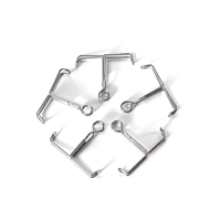 Collier de serrage spiralé antirouille en métal pour tuyau d'eau, collier de serrage à ressort pour tuyau d'eau, fournitures pour expériences pédagogiques en chimie de laboratoire
