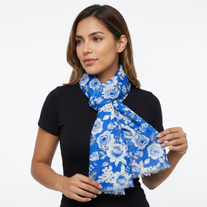 Trendy Cotton Linen Traditional Scarves & Shawls for Women Medium Length Stylish Adult Scarves - Product Image 4