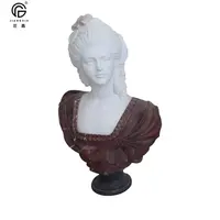 Busto de mármol tallado moderno para mujer, estatua hecha a mano de alta calidad