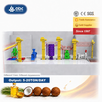 Ligne de production industrielle d'huile de coco, presse à vis, usine de pressage d'huile, 5-20TPD, fournisseur de projets clés en main