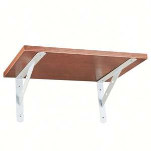 Gran oferta, soporte de estante de madera montado en la pared de diseño moderno, compatible con estante de Metal para sala de estar, Hotel, uso exterior en el hogar y la Oficina - Product Image 6