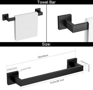 Support mural adhésif en acier inoxydable pour serviettes de toilette et porte-rouleaux de papier, très populaire pour la maison - Product Image 5