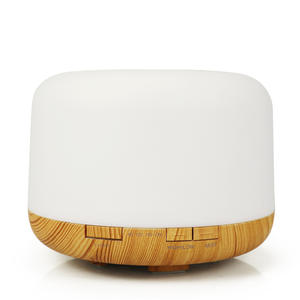 Diffuseur d'arômes à grain de bois 500 ml, humidificateur ultrasonique avec lumière LED pour la maison et le bureau - Product Image 5