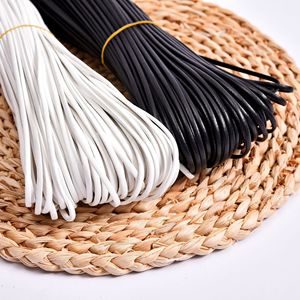 Factory direct supply of PU <b>leather</b> cord and strap four-fold thin strip jewelry accessories DIY handmade clothing <b>bracelets</b> - Product Image 1