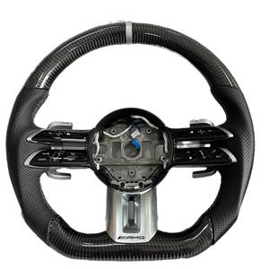 Volante de Cuero Dragonfly <span class=keywords><strong>AMG</strong></span> para <span class=keywords><strong>Mercedes</strong></span> <span class=keywords><strong>Benz</strong></span> para Modelos Antiguos y Nuevos A180 LC200 LE300 GLC260 GLA200 <span class=keywords><strong>ml</strong></span> <span class=keywords><strong>350</strong></span> W166 - Product Image 1