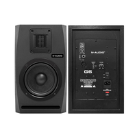 N-Audio Professional Haut-parleur de studio actif compact de haute qualité G6 6 pouces pour la maison, le bureau, la musique, la sonorisation, le DJ, 130W