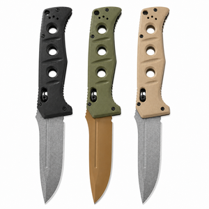 <span class=keywords><strong>Cuchillo</strong></span> de bolsillo BM 2750 D2 con hoja abatible, mango G10 con textura 3D, <span class=keywords><strong>cuchillo</strong></span> plegable táctico para todo tipo de clima, herramienta EDC de supervivencia al aire libre - Product Image 1