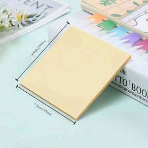 Transparent Self-Adhesive <b>PET</b> Sticky Notes Waterproof Repositionable Correction Notes Essential Back-to-School Reminders - Product Image 2