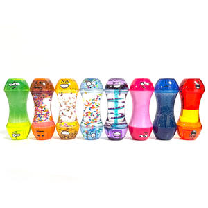 JY Ornamento da Scrivania Artigianale Antistress con Gocce d'Olio Colorate, Clessidra Liquida Decorativa per Compleanno Bambini - Product Image 1