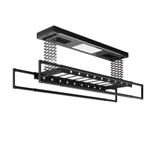 Fully automatic intelligent remote control lifting telescopic household thickened balcony indoor <b>electric</b> <b>drying</b> <b>rack</b> - Product Image 6