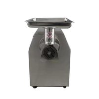 Nouveau hachoir à viande électrique automatique commercial en acier inoxydable 12 avec capacité de 120 KG/h pour le traitement des cerfs et des aliments pour animaux domestiques