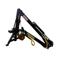 Grue Forestière à Bois avec Grappin Rotatif à 360 Degrés