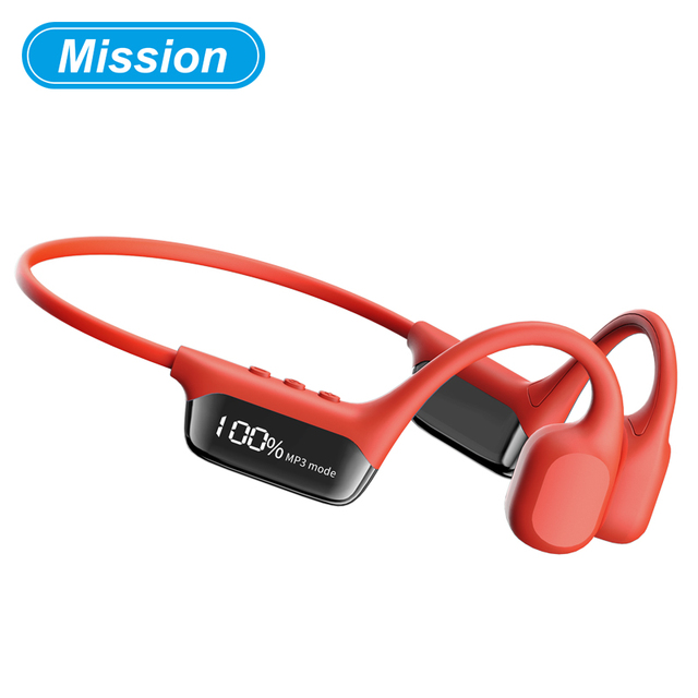 S10 Bone Conduction Headphones Wireless V5.4 Open-Ear Sports Headphones with ENC Type-C Quick Charging TWS Earphones IPX8 MP3