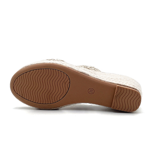 Calzado Casual Femenino con Suela <span class=keywords><strong>de</strong></span> Goma Suave Personalizado, Zapatos <span class=keywords><strong>de</strong></span> Plataforma <span class=keywords><strong>de</strong></span> Verano al por Mayor para Mujer, Sandalias <span class=keywords><strong>de</strong></span> Cuña <span class=keywords><strong>de</strong></span> Alta Calidad para Dama - Product Image 6