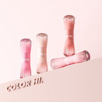 Emballage personnalisé de haute qualité pour rouge à lèvres conique double-embout rose + transparent 3G - Marque propre - Prix d'usine