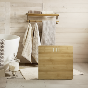 Balance de salle de bain Soehnle Style Sense Bamboo Magic numérique avec piles incluses - Product Image 3