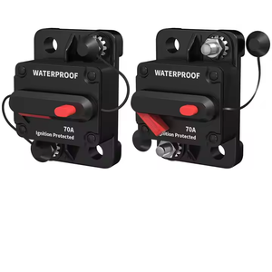 <span class=keywords><strong>Disjoncteur</strong></span> 12V DC étanche 70A Max disjoncteurs électriques thermiques réinitialisation manuelle pour bateaux camions RVs pour CB certifié - Product Image 1