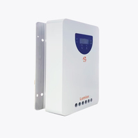 Régulateur de Charge Solaire Intelligent PV 60A Automatique 12V 36V 48V avec Paramètres de Charge Réglables pour Batteries LiFePO4 et Gel