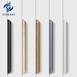 Modern Minimalist Black <strong>Gold</strong> Furniture <strong>Handles</strong> and Knobs for Dresser Cabinet <strong>Wardrobe</strong> Drawer-Durable Round Aluminum Alloy - Product Image 3