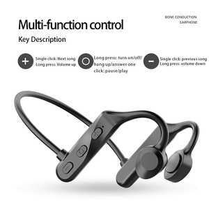 Casque audio <span class=keywords><strong>sans</strong></span> <span class=keywords><strong>fil</strong></span> K69 à conduction osseuse, idéal pour le <span class=keywords><strong>sport</strong></span>, mains libres, confortable à porter pour les activités de plein air et le cyclisme - Product Image 3