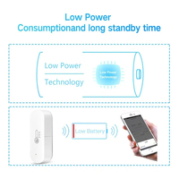 Capteur de température et d'humidité, thermomètre, détecteur, télécommande intelligente, capteur Zigbee intérieur