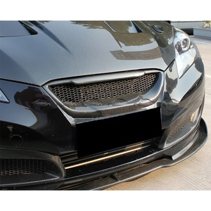 Rejilla de Fibra de Carbono Estilo H2 para Parachoques Delantero, Rejilla de Flujo de Aire para Hyundai Genesis Coupe 2009-2011 - Product Image 1