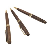 Stylo en bois pour expresso au Logo personnalisé, avec Logo gravé