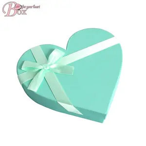定制纸批发纸板色带盒食品包装心形巧克力盒
