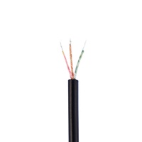 Cable de Audio Estéreo TRS de 3.5mm en Ángulo Recto, Macho a Extremo Abierto Enrollado