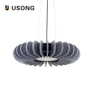 Couvercle de lampe insonorisant en <span class=keywords><strong>fibre</strong></span> de polyester LED de <span class=keywords><strong>plafond</strong></span> suspendu personnalisé haut de gamme - Product Image 1
