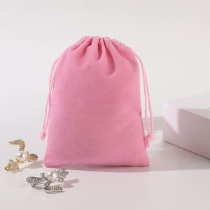 Wholesale New Design Soft Velvet Drawstring Gift Bags <b>Recyclable</b> Pouch for Jewelry Gem Necklaces Watches - Product Image 4