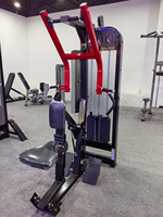 Machine de musculation commerciale SK à charges sélectionnables pour tirage vertical assis et entraînement du dos, double fonction, certifiée CE