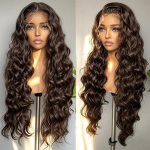 Peluca de Cabello Largo Ondulado <span class=keywords><strong>Color</strong></span> Piano para Mujeres Europeas, Cabello Largo Ondulado con Ribete de Encaje, <span class=keywords><strong>Color</strong></span> Rojo Vino, Onda Grande, Peluca Roja - Product Image 3